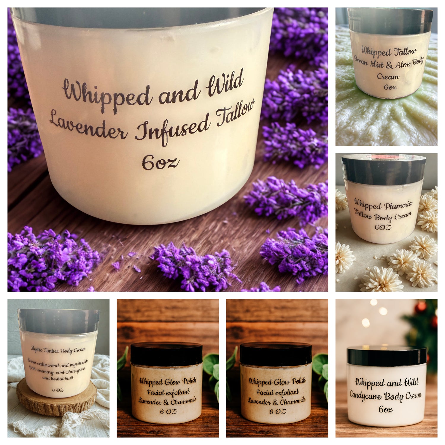 Whipped Tallow Body Creams