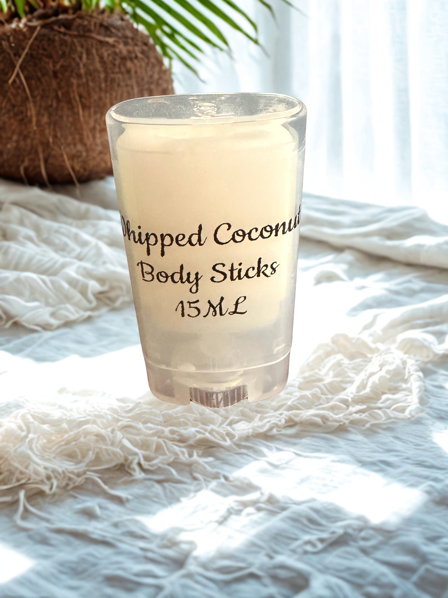 Whipped coconut body stick
