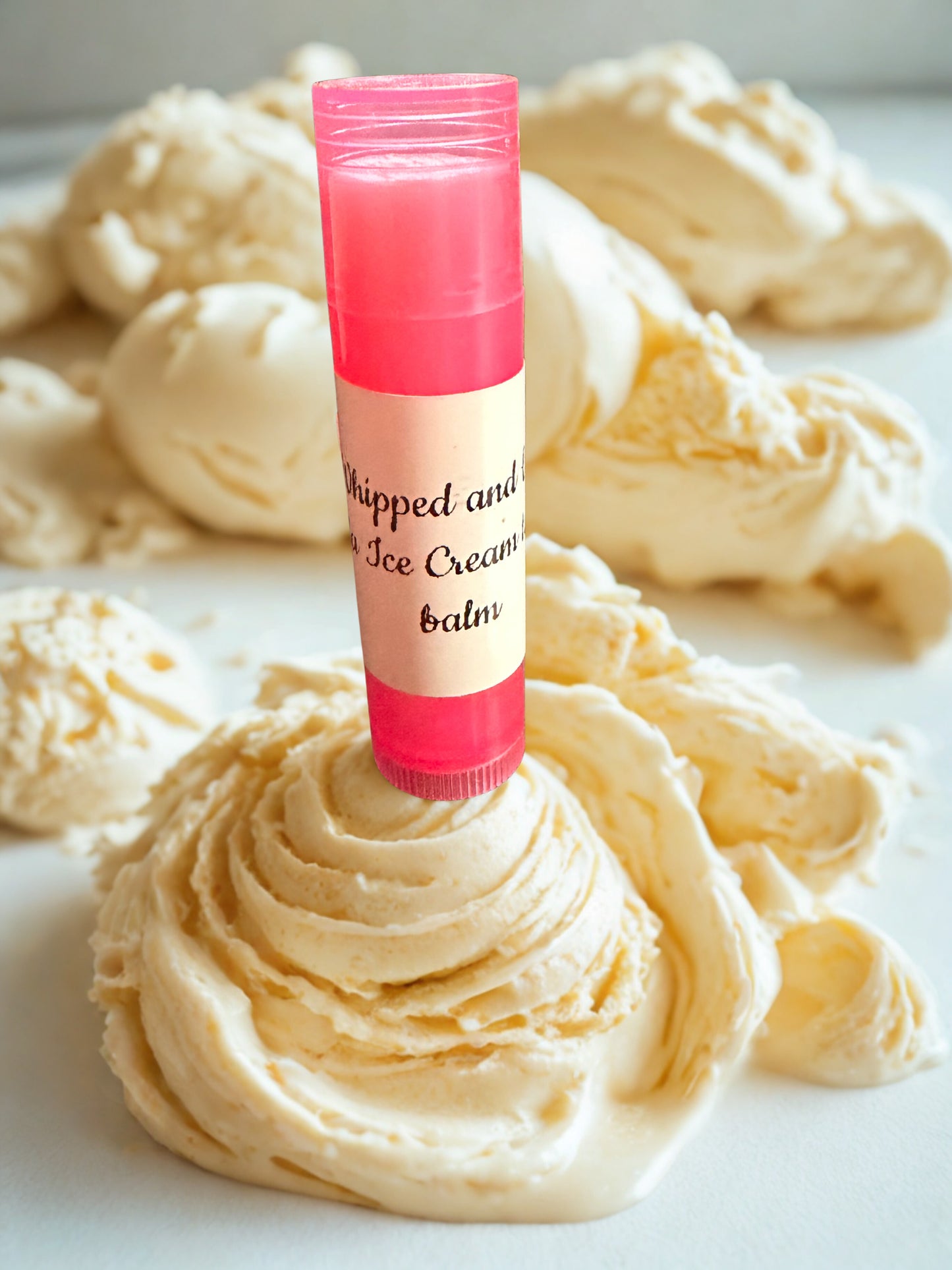 Vanilla ice cream chap stick