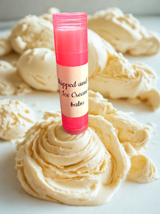 Vanilla ice cream chap stick