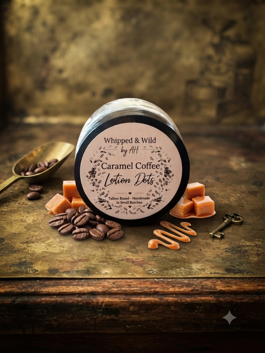 Caramel Coffee Lotion Dots