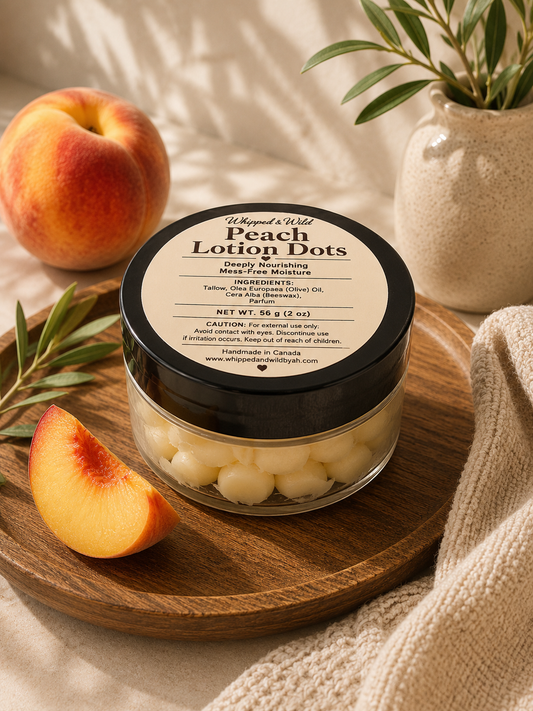 Peach Lotion Dots